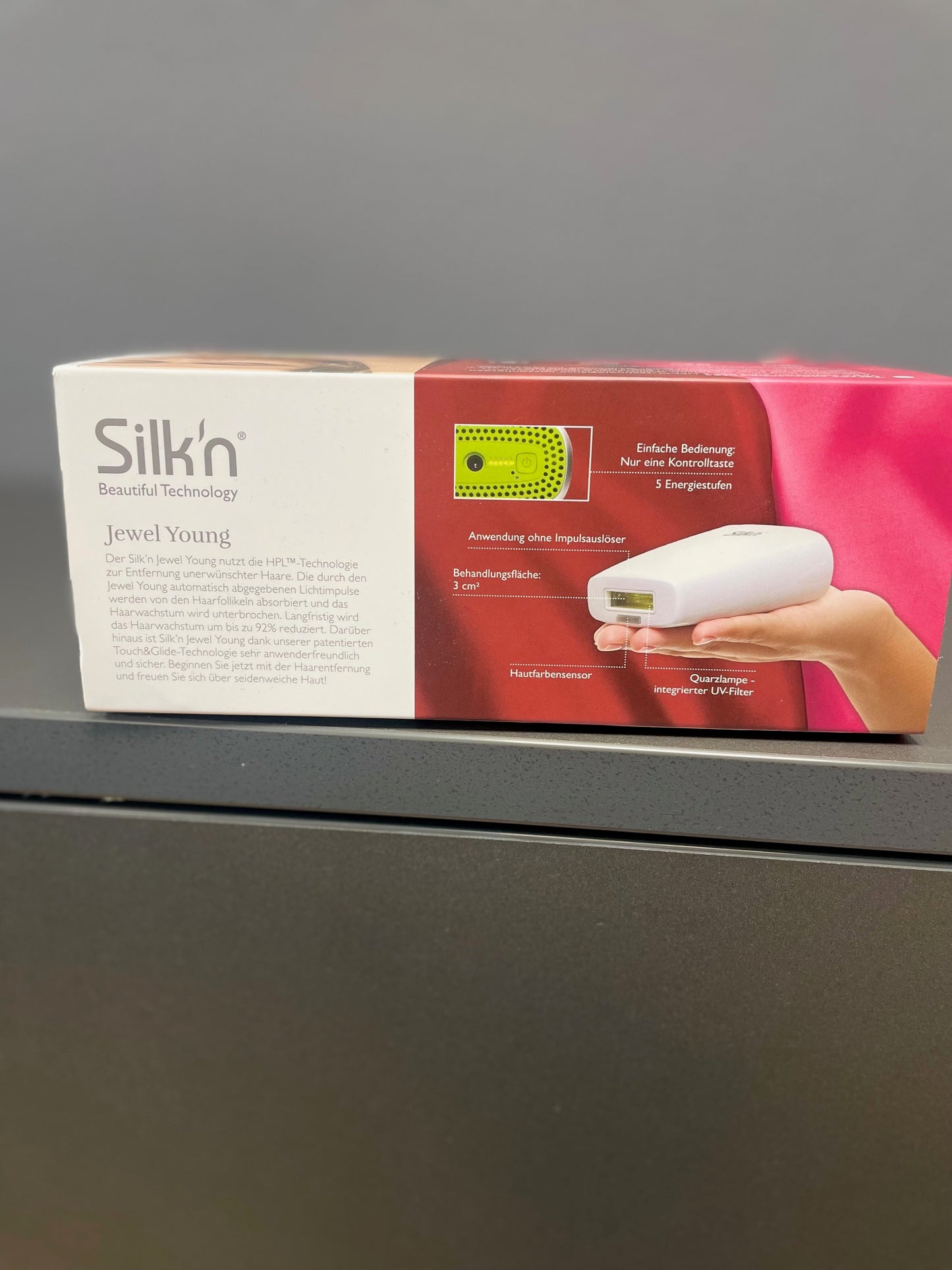 Silk´n Jewel Young H3210 Dauerhafte Haarreduktion dank HPL-Lichttechnologie